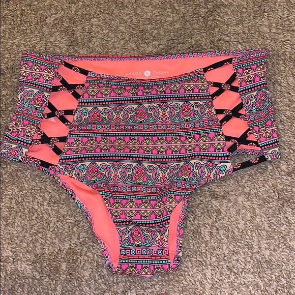 Neon Aztec High Waisted Bikini Bottoms from Target - Picture 1 of 2